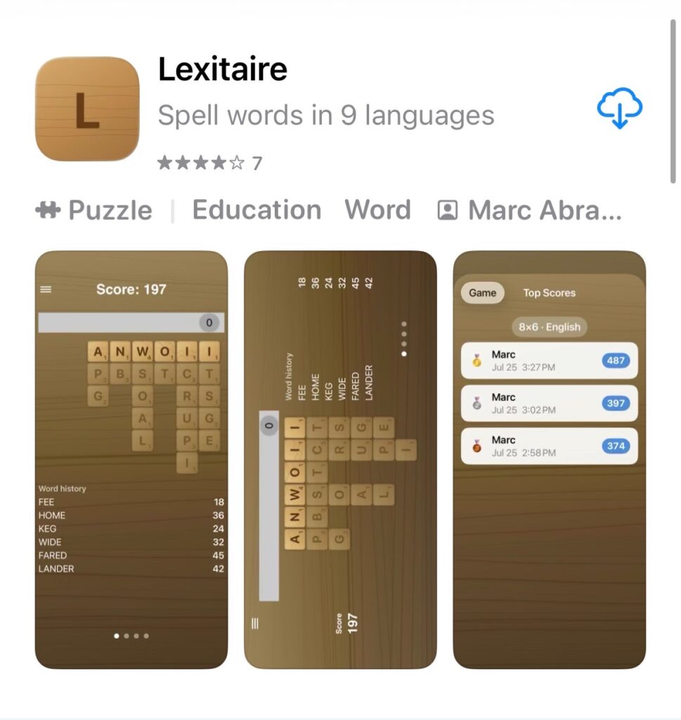 Lexitaire on the App Store
